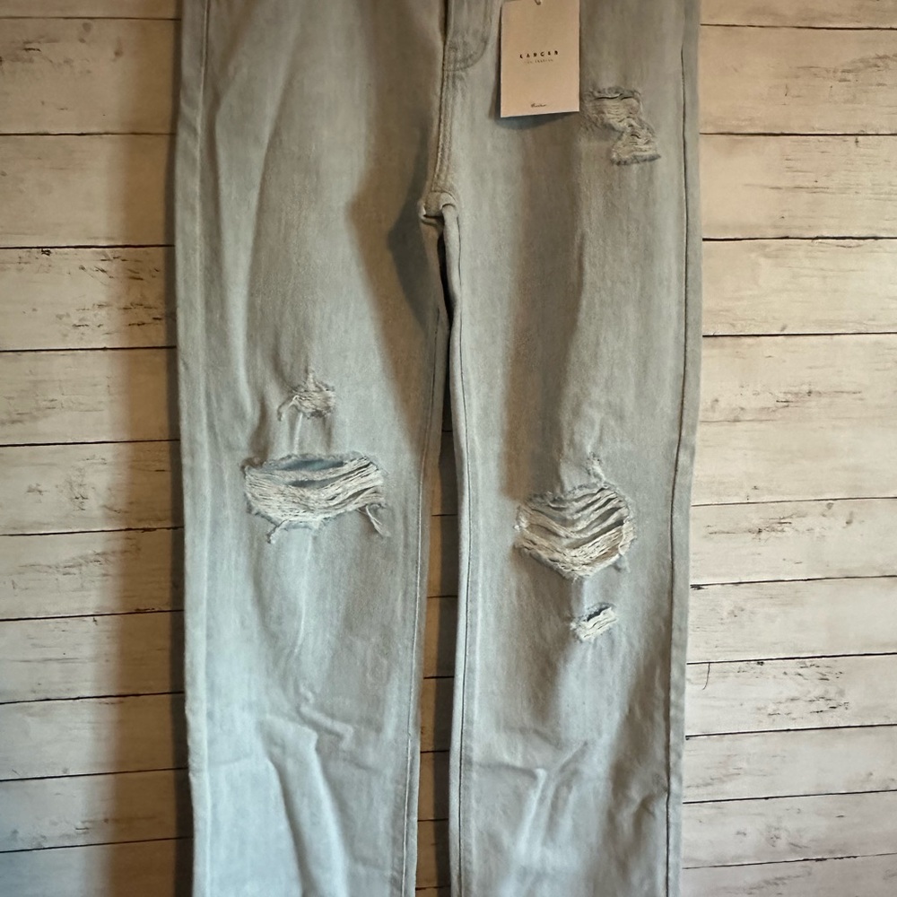 KanCan Light Blue Distressed Flare Jeans - Picture 3 of 10